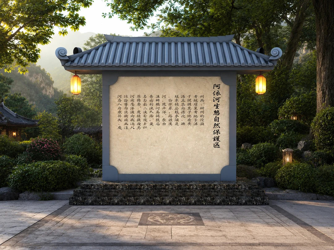 重庆阿依河牛角寨景观设计效果图 3