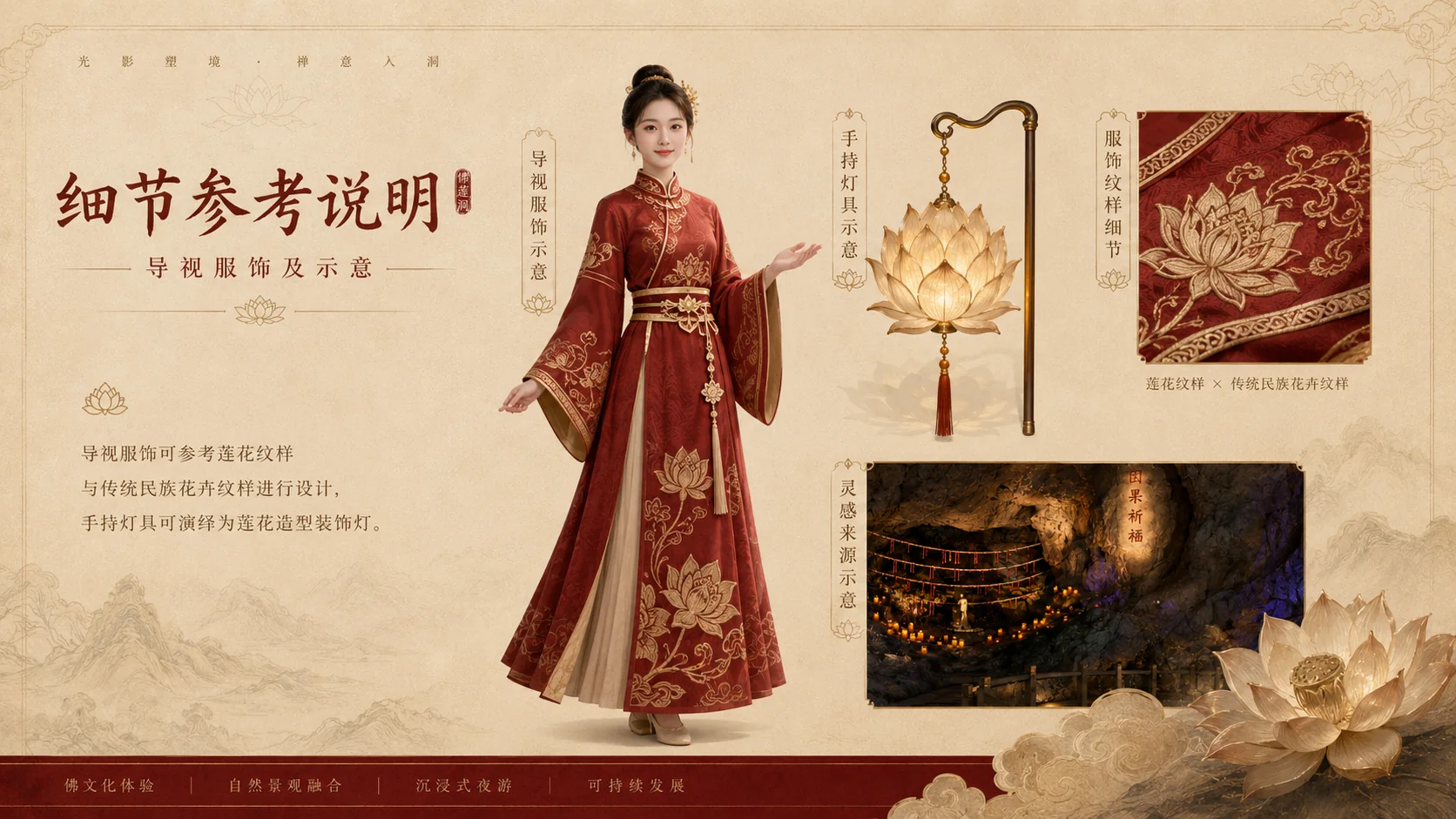 重庆石柱《佛莲洞》溶洞设计效果图 2
