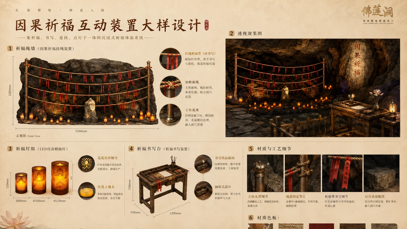 重庆石柱《佛莲洞》溶洞设计效果图 7
