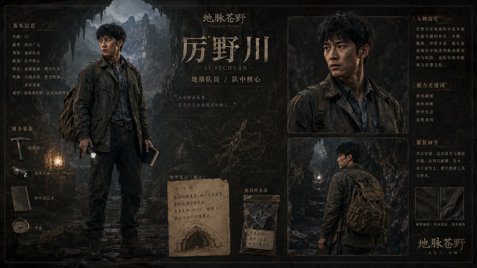 地脉苍野小说角色设计效果图 8