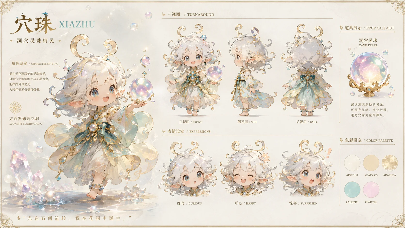 广西罗妹莲花洞角色设计效果图 4