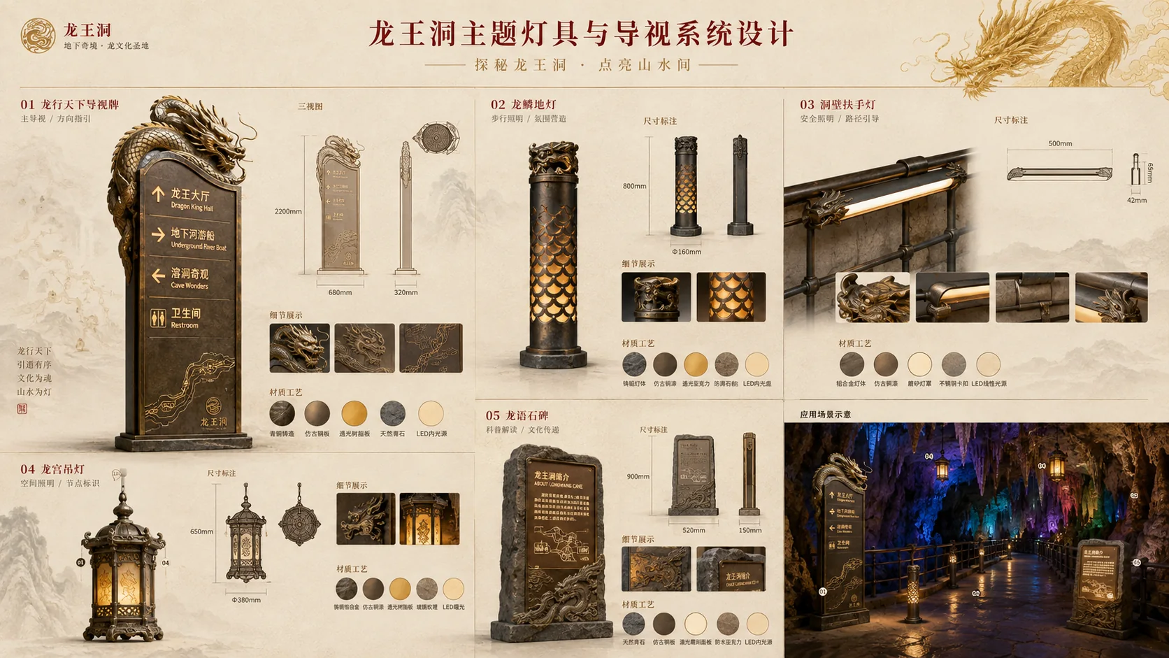 湖南常德石门县龙王洞溶洞设计效果图 6