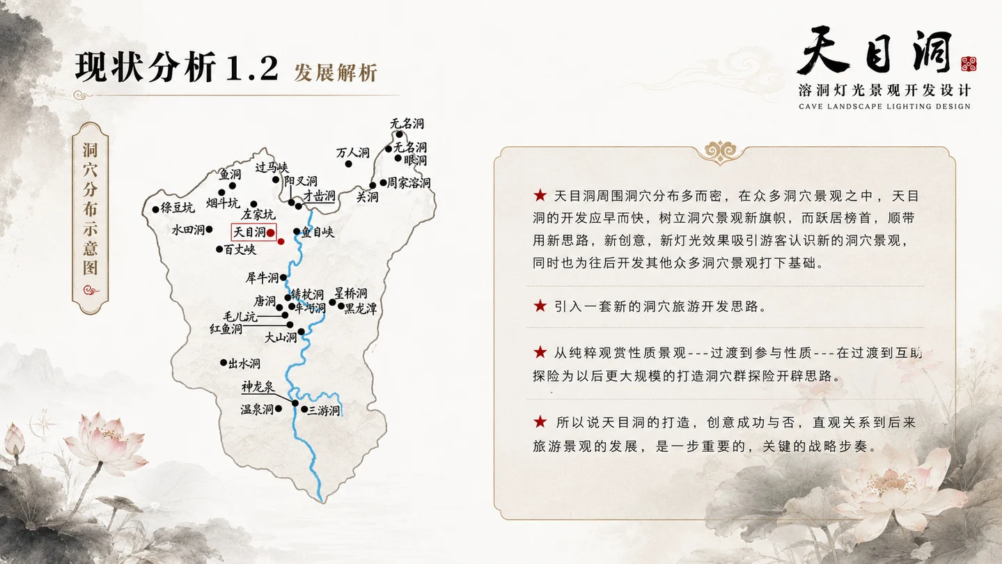 湖南石门罗坪《天目洞》溶洞灯光设计效果图 8