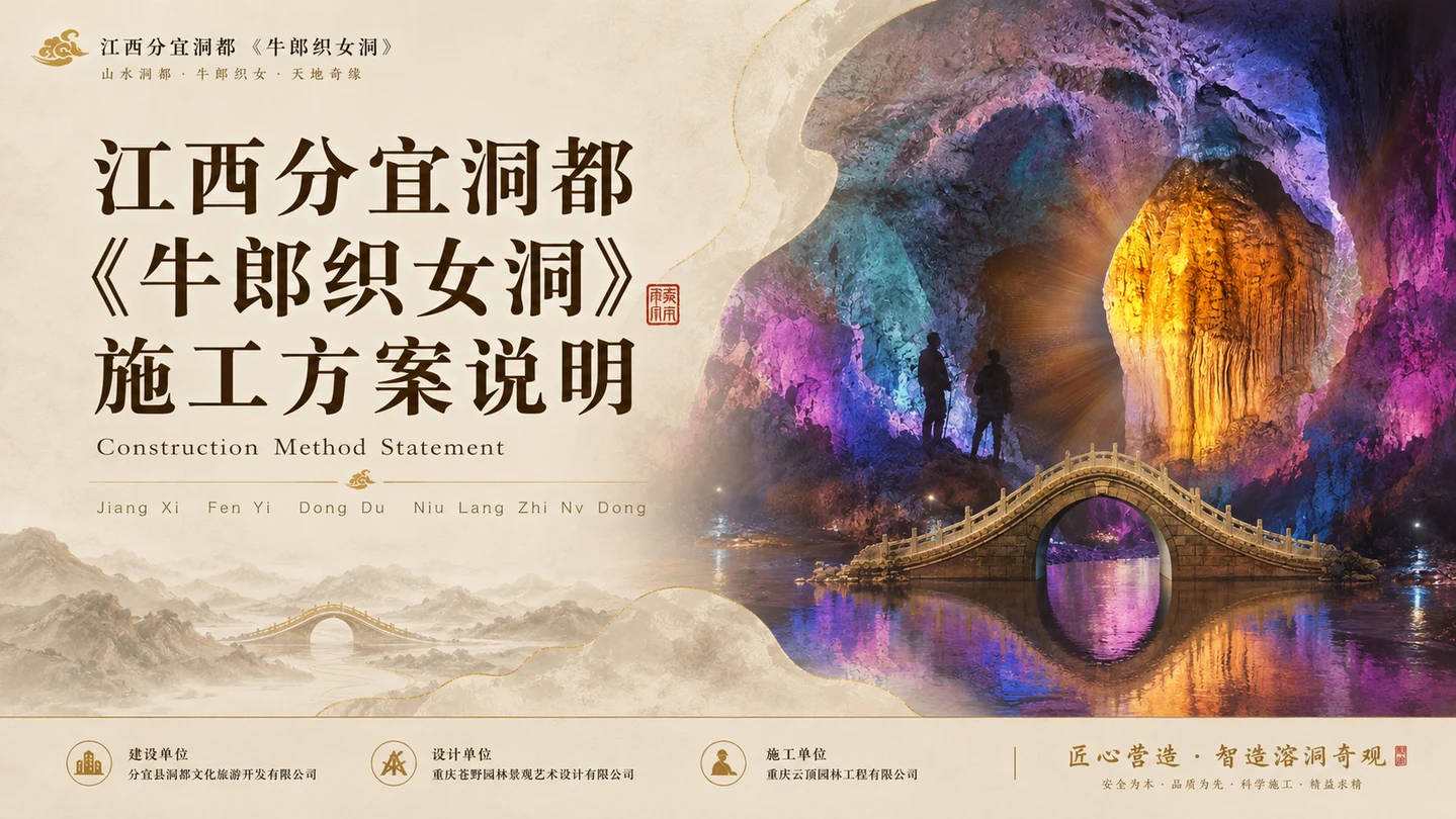 江西新余洞村《织女洞》中国洞都溶洞设计效果图 3