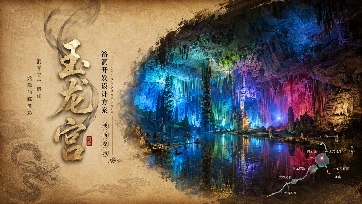 陕西安康《玉龙洞》溶洞灯光设计封面