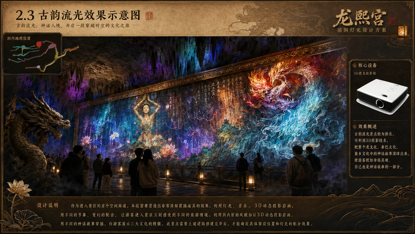 陕西汉中镇巴《龙熙宫》溶洞设计效果图 2