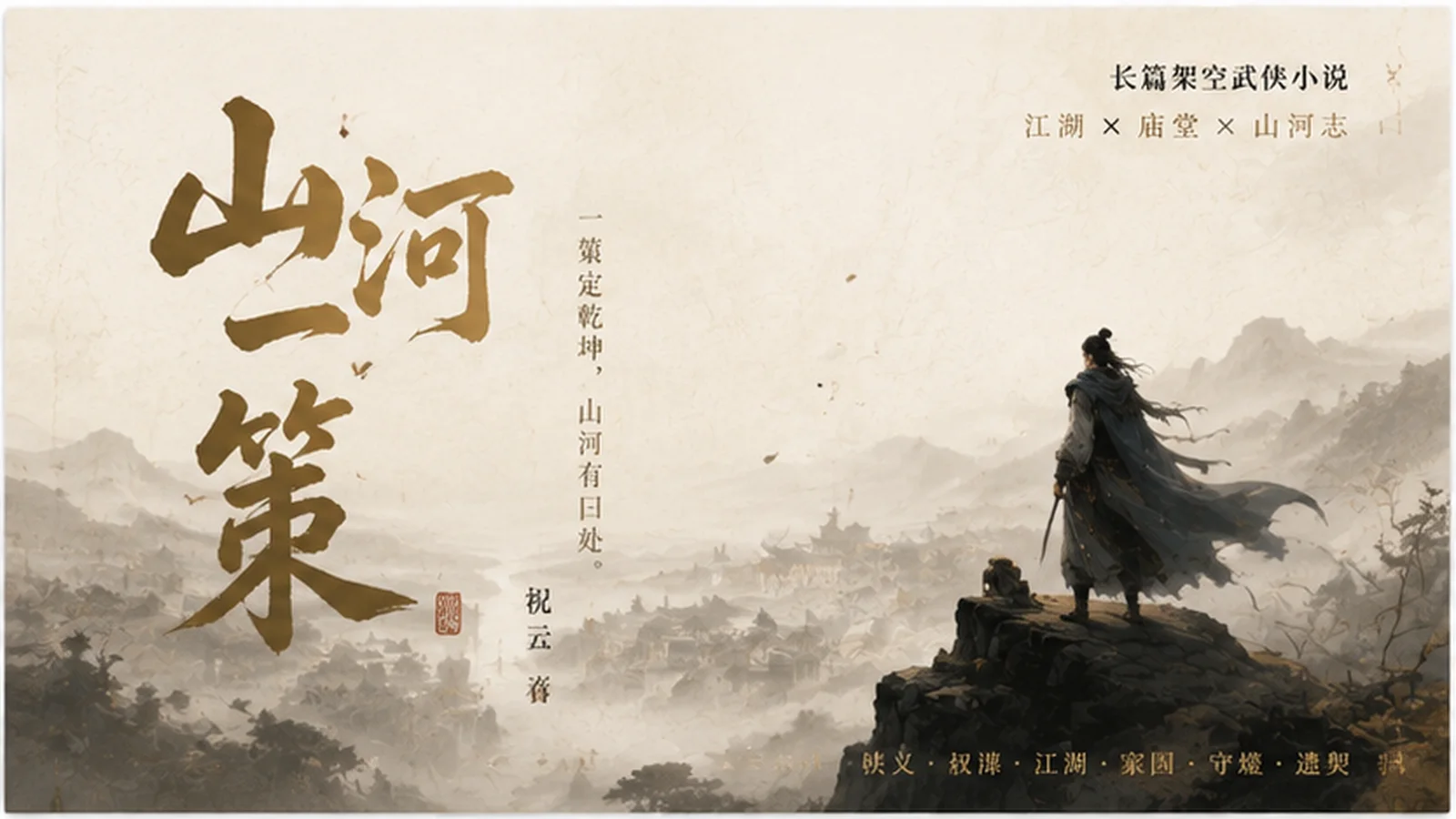 小说《山河一策》设计写作