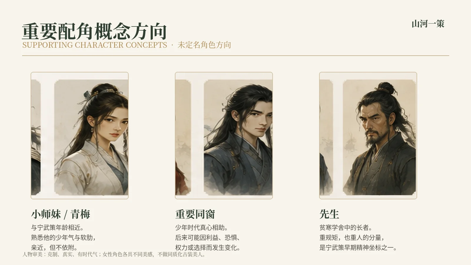 小说《山河一策》设计写作效果图 1