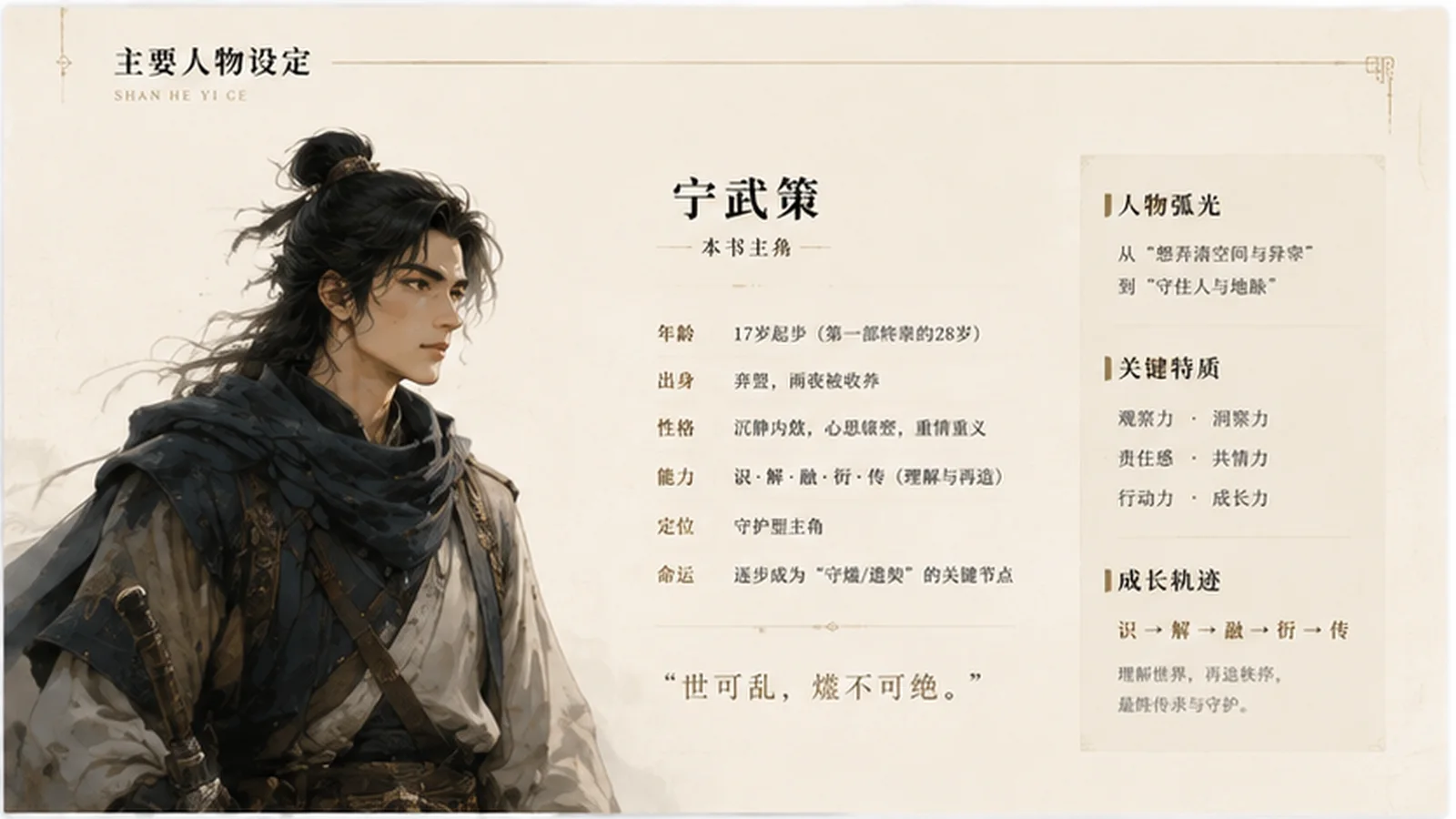 小说《山河一策》设计写作效果图 3