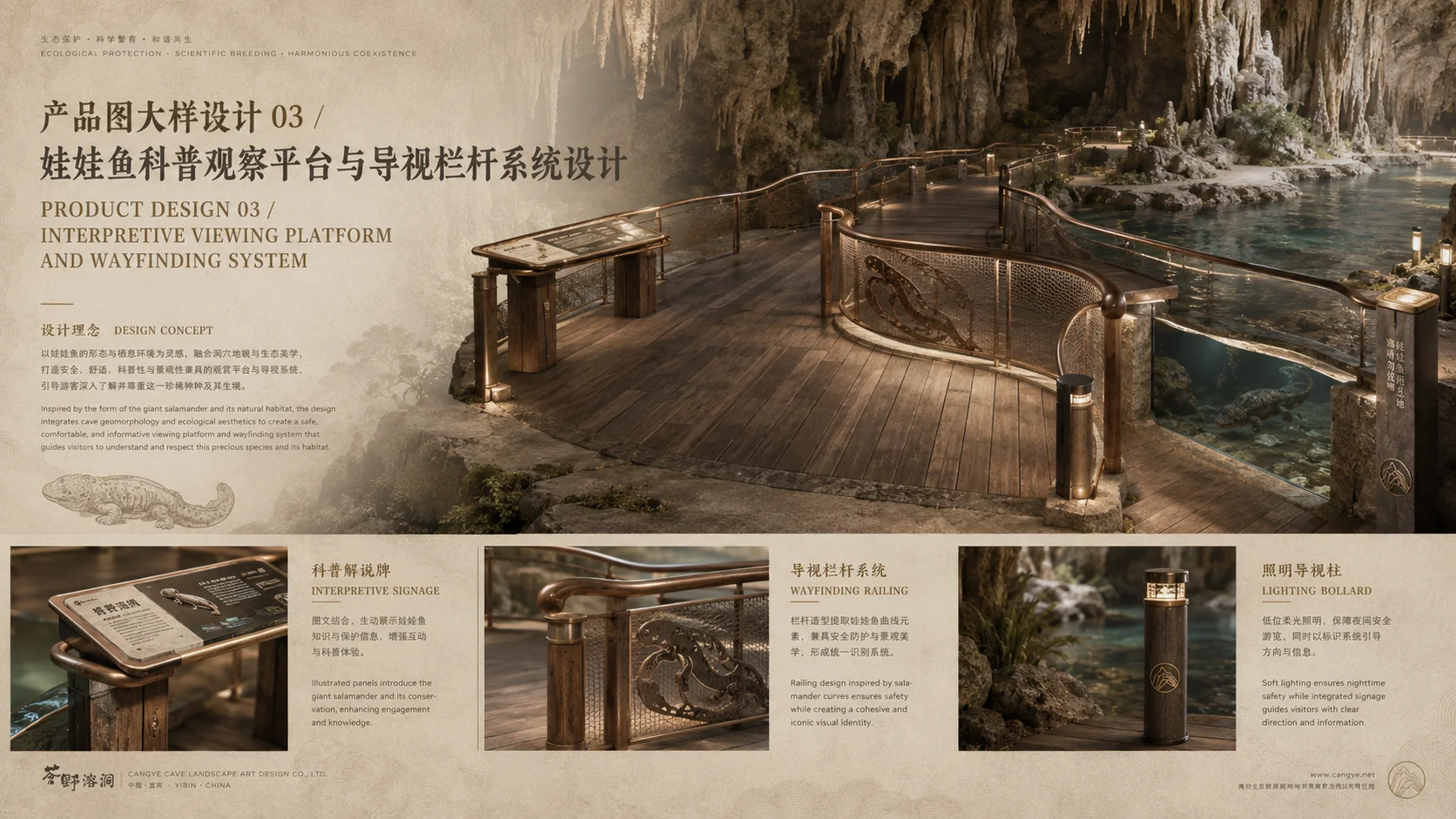 四川宜宾娃娃鱼养殖场景设计效果图 1